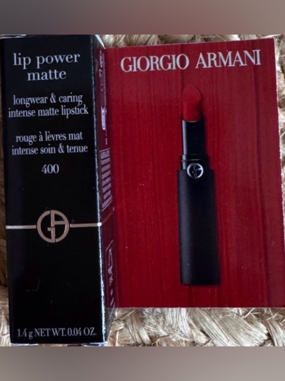 Giorgio Armani Lip Power Matte in Shade 400